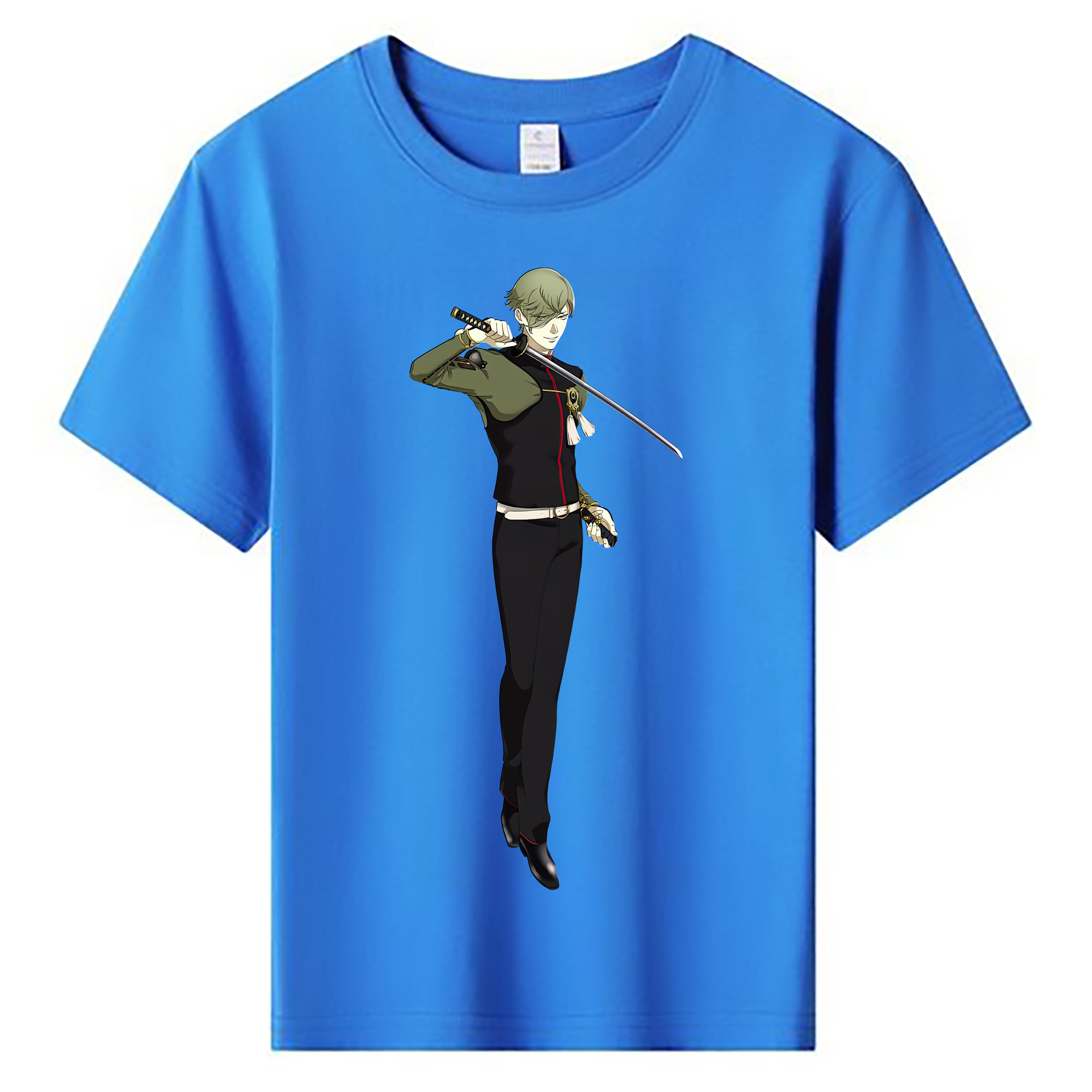 （画像用） 刀剣乱舞 Touken Ranbu 綿100％キッズTシャツ（フロントプリント）